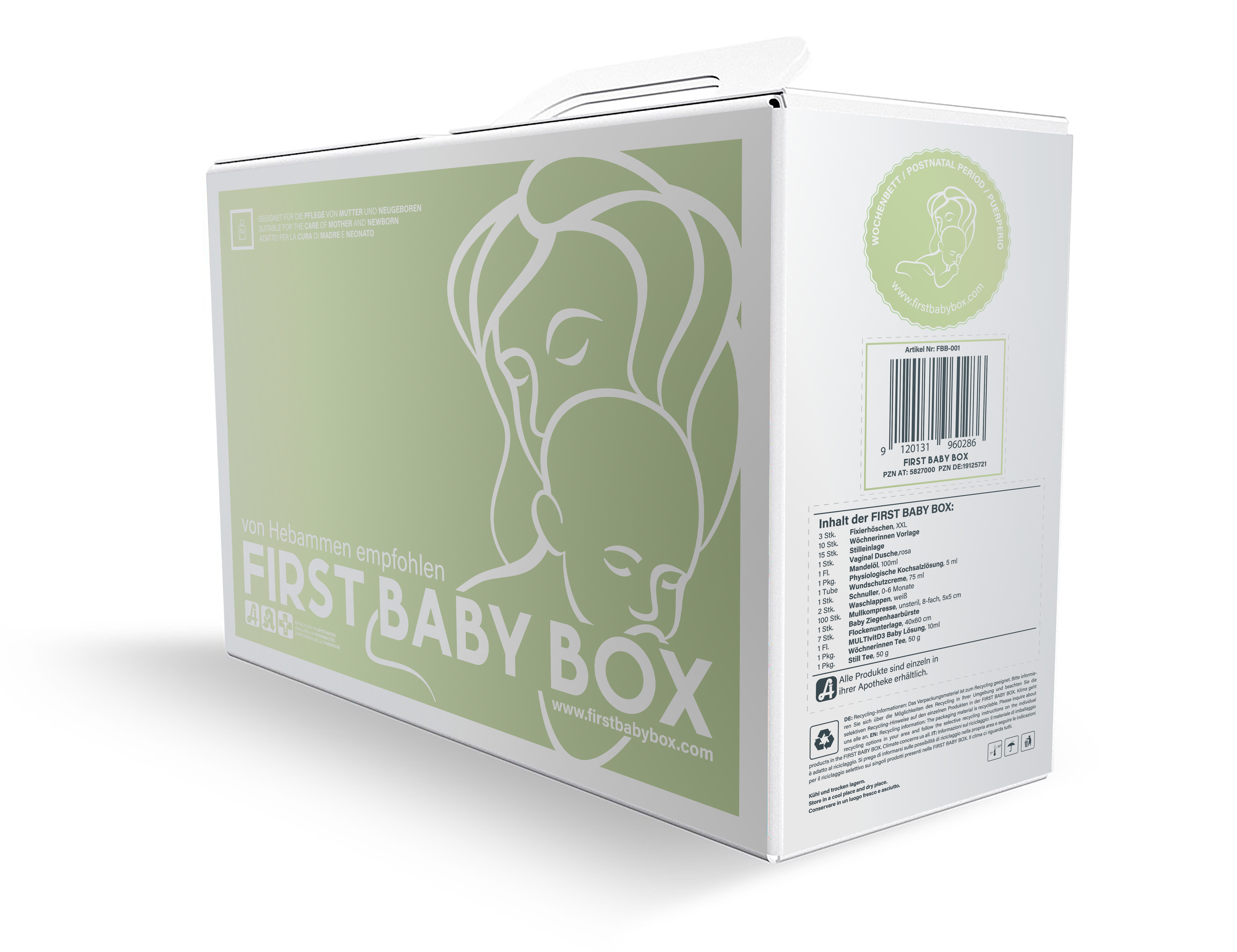 Bild zeigt die FIRST BABY BOX