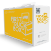 Bild zeigt die FIRST TRUCK BOX, eine gelbe Box